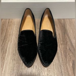 Franco Sarto velvet loafers